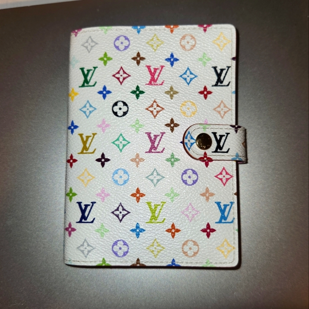 Louis Vuitton Murakami White Multicolor PM Agenda Monogram